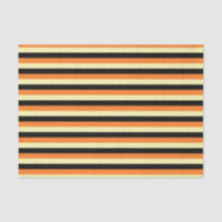 Bandes jaune pâle, noire et orange