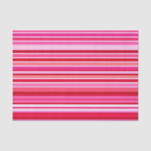 Papier Mousseline Bandes mélangées, Fuchsia, Maroon et rose