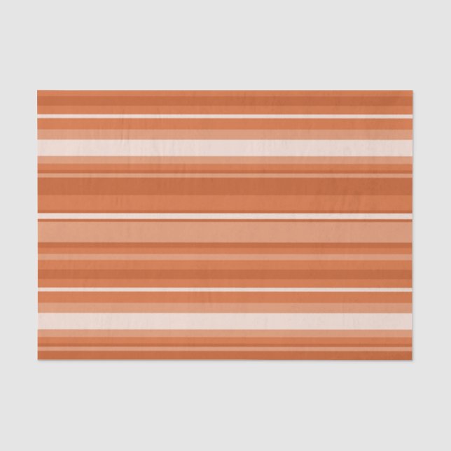 Papier Mousseline Bandes orange (Recto)
