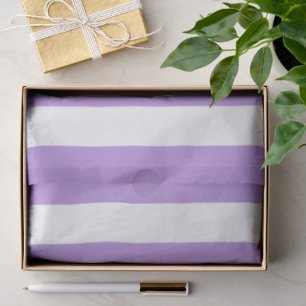 Papier Mousseline Bandes pourpres, Blancs, Motif rayé