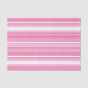 Papier Mousseline Bandes roses