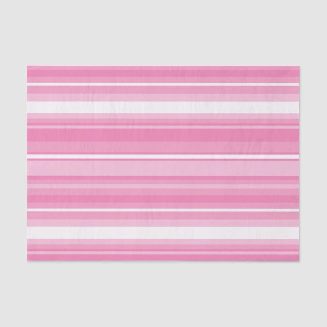 Papier Mousseline Bandes roses (Recto)