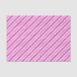 Papier Mousseline Bandes roses et argentées chaudes