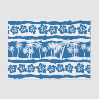 Papier Mousseline Bandes tropicales de palmiers