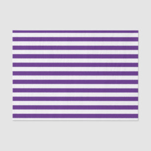 Papier Mousseline Bandes violettes et blanches