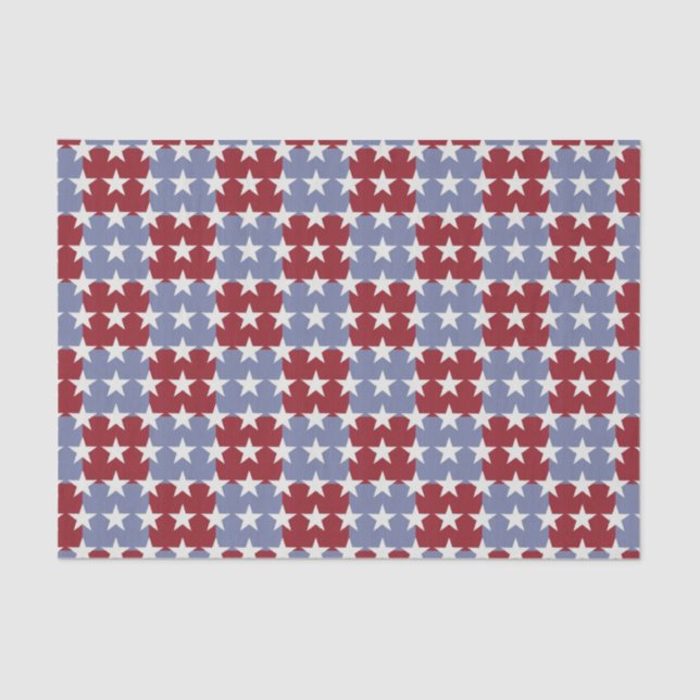 Papier Mousseline Bannière étoilée (Recto)