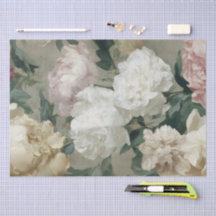 Baroque Elégant Vintage Botanique Pastel Fleurs