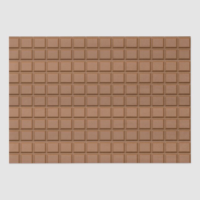 Papier Mousseline Barre à bonbons au chocolat (Recto)