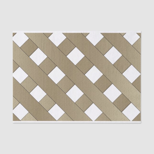 Papier Mousseline Barre de treillis (Recto)