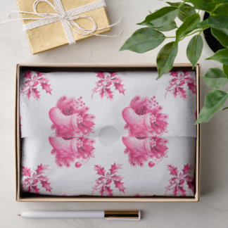 Papier Mousseline Bas rose vintage