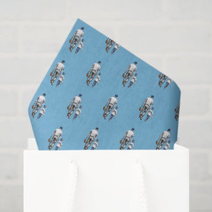 Papier Mousseline Baseball cool Papa Fils