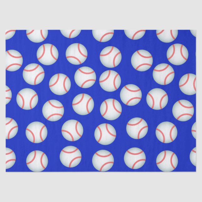 Papier Mousseline Baseballs (Recto)