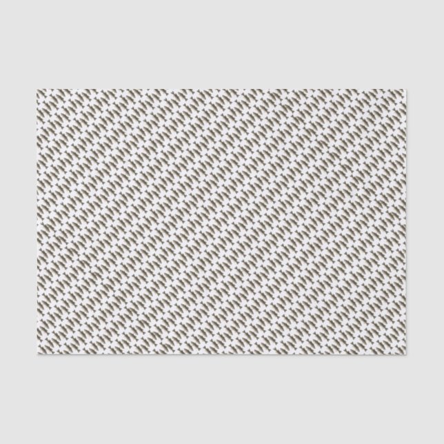Papier Mousseline Bass Fish School Tissu Papier (Recto)