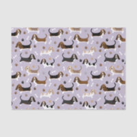 Basset Hound Chig Bones and Paks Tissue Paper