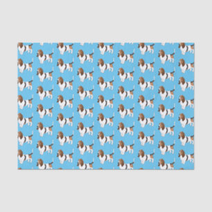 Papier Mousseline Basset hound dessin de chien
