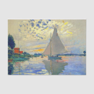 Papier Mousseline Bateau Monet au Petit-Gennevilliers