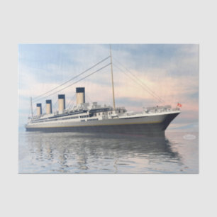 Papier Mousseline Bateau titanique - 3D rendent
