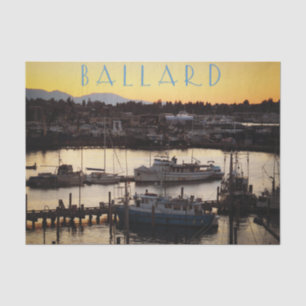 Papier Mousseline Bateaux Ballard