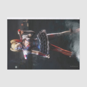 Papier Mousseline Batman Arkham Knight   Harley Quinn avec chauve-so