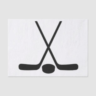 Papier Mousseline Bâtons de hockey d'athlète de sport