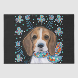 Papier Mousseline Beagle