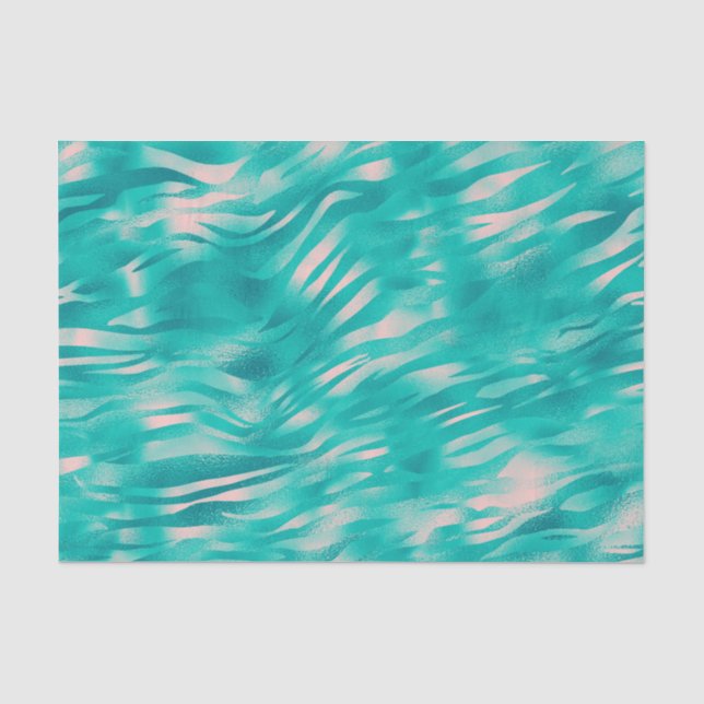 Papier Mousseline Beau bleu et rose (Recto)