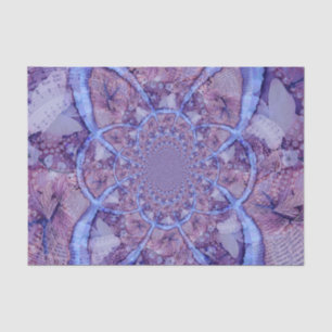 Papier Mousseline Beau kaléidoscope pourpre lumineux et