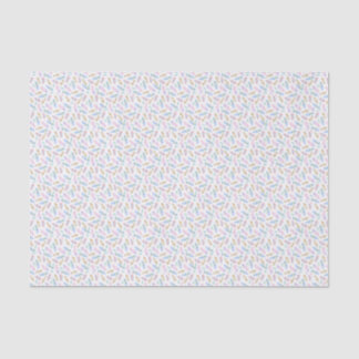 Papier Mousseline Beau motif aquarelle de plumes d'arc-en-ciel