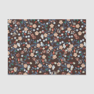 Papier Mousseline Beau papier de tissus floraux brillants