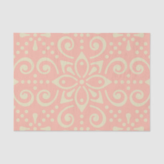 Papier Mousseline Beau style chic kaléïdoscopique ornemental de BoHo