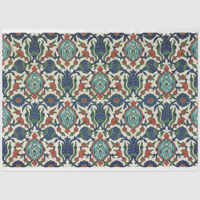 Papier Mousseline Beau tissu de découpage design de style arabe (Recto)