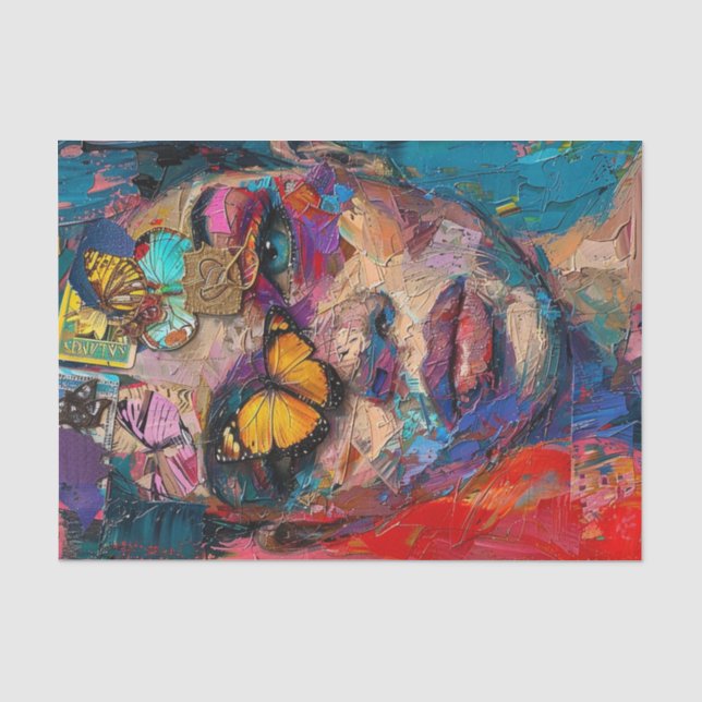 Papier Mousseline Beauté Abstraite8 (Recto)