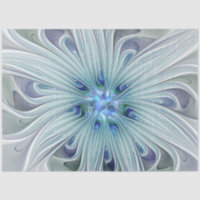 Beauté florale Abstraite moderne Blue Pastel Flowe