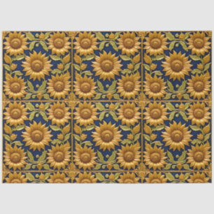 Papier Mousseline Beautiful Sunflowers Modern Collection