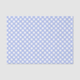 Papier Mousseline Bébé bleu En vichy Motif papier de tissus