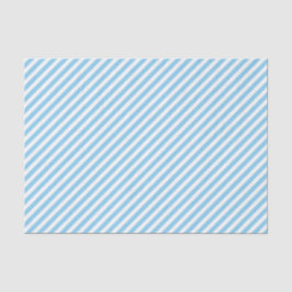Papier Mousseline Bébé Bleu Et Blanc Motif Diagonal