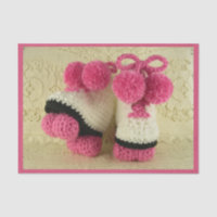 Bébé de félicitations (butins de patins de