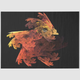 Papier Mousseline Bébé Dragon Fractal Art Decoupage