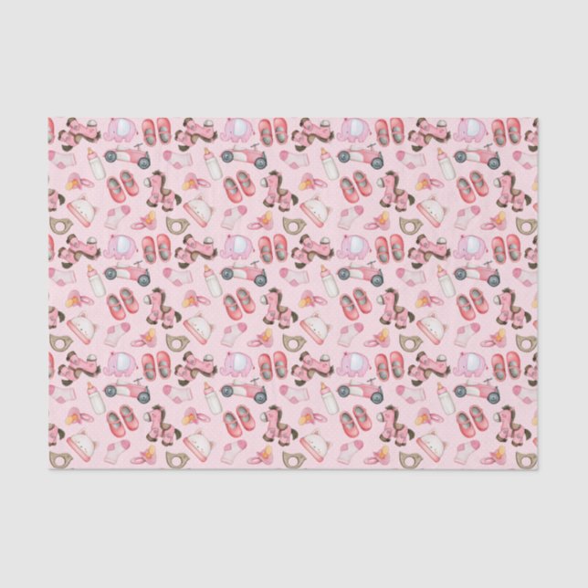 Papier Mousseline Bébé fille (Recto)