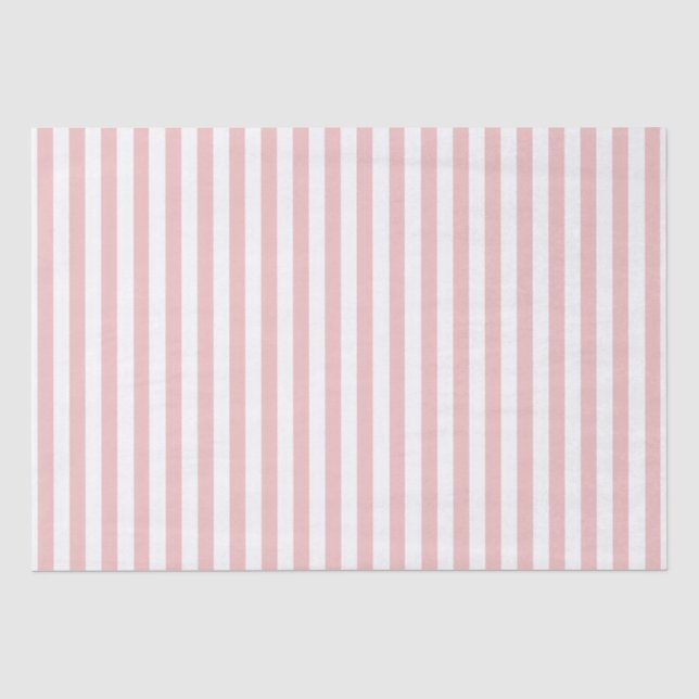 Papier Mousseline Bébé Grandes Pink Et Blanc (Recto)