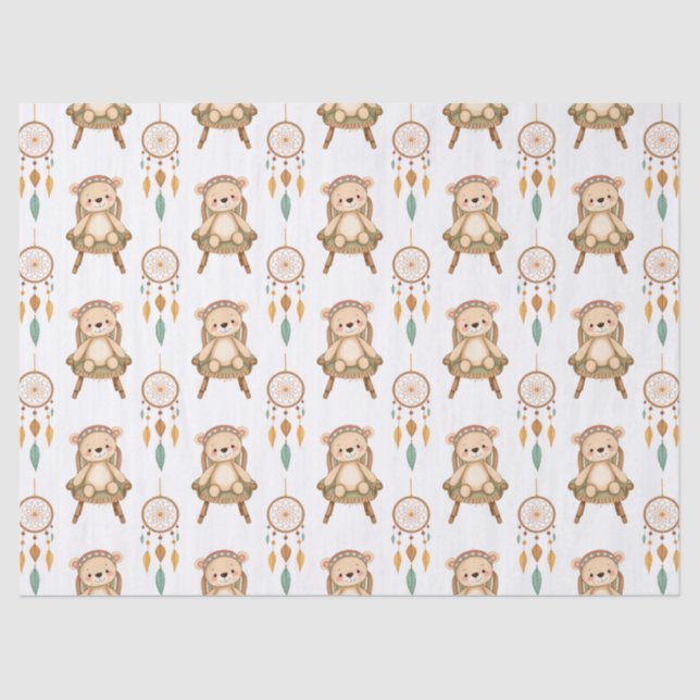 Papier Mousseline Bébé mignon (Recto)