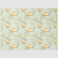 Bébé mignon Monnaie Vert Printemps Floral Motif