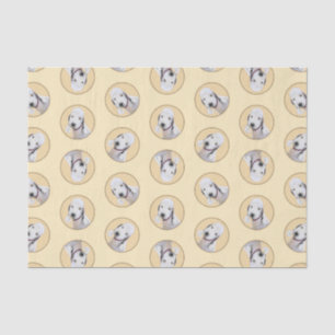Papier Mousseline Bedlington Terrier Peinture Sandy Color Chien Art