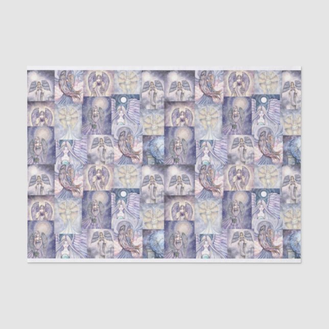Papier Mousseline Bel Angels Imaginaire Art (Recto)