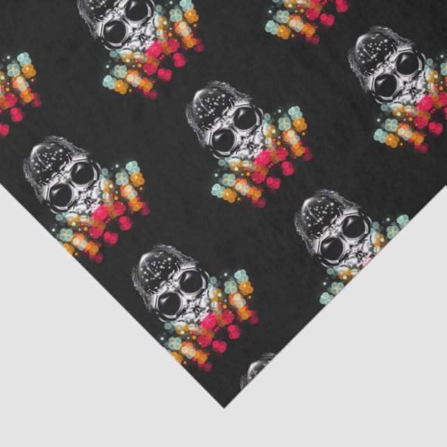 Papier Mousseline Belle araignée automnale avec Motif Casquette Dewd (Détail)