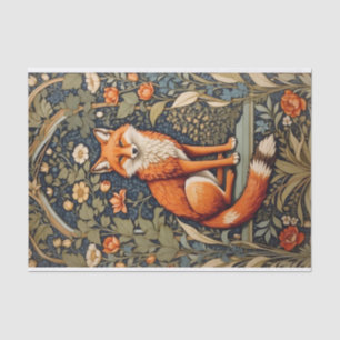 Papier Mousseline Belle assise Red Fox William Morris Inspiré