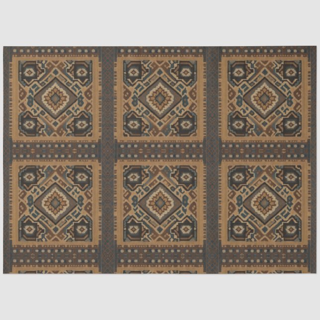 Papier Mousseline Belle collection populaire turque de vieux Motif (Recto)