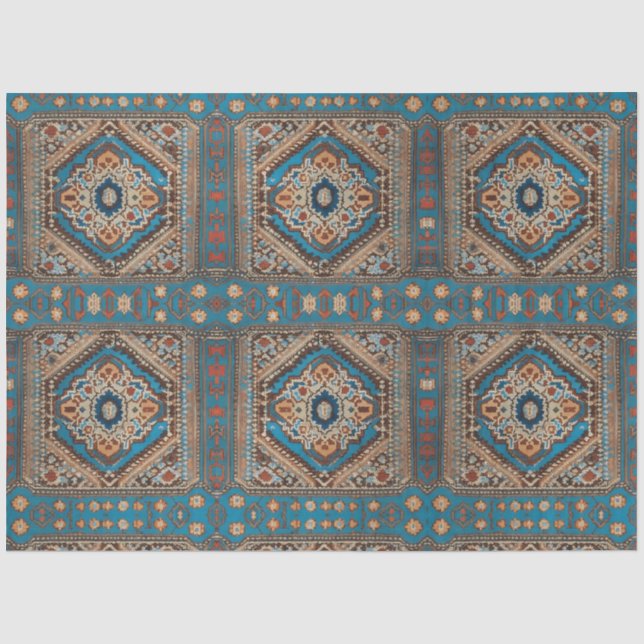 Papier Mousseline Belle collection turque ancienne Motif moderne (Recto)