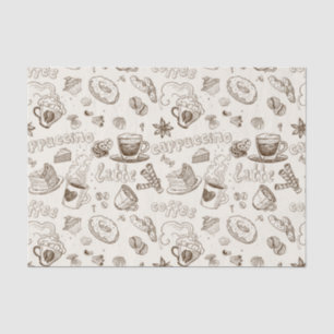 Papier Mousseline Belle conception de café express de café