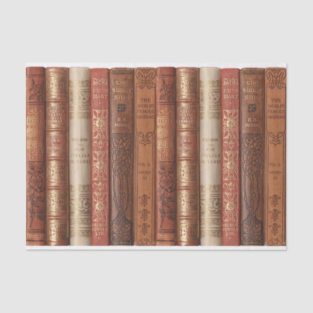 Papier Mousseline Belle épines de livre (beige) (Recto)